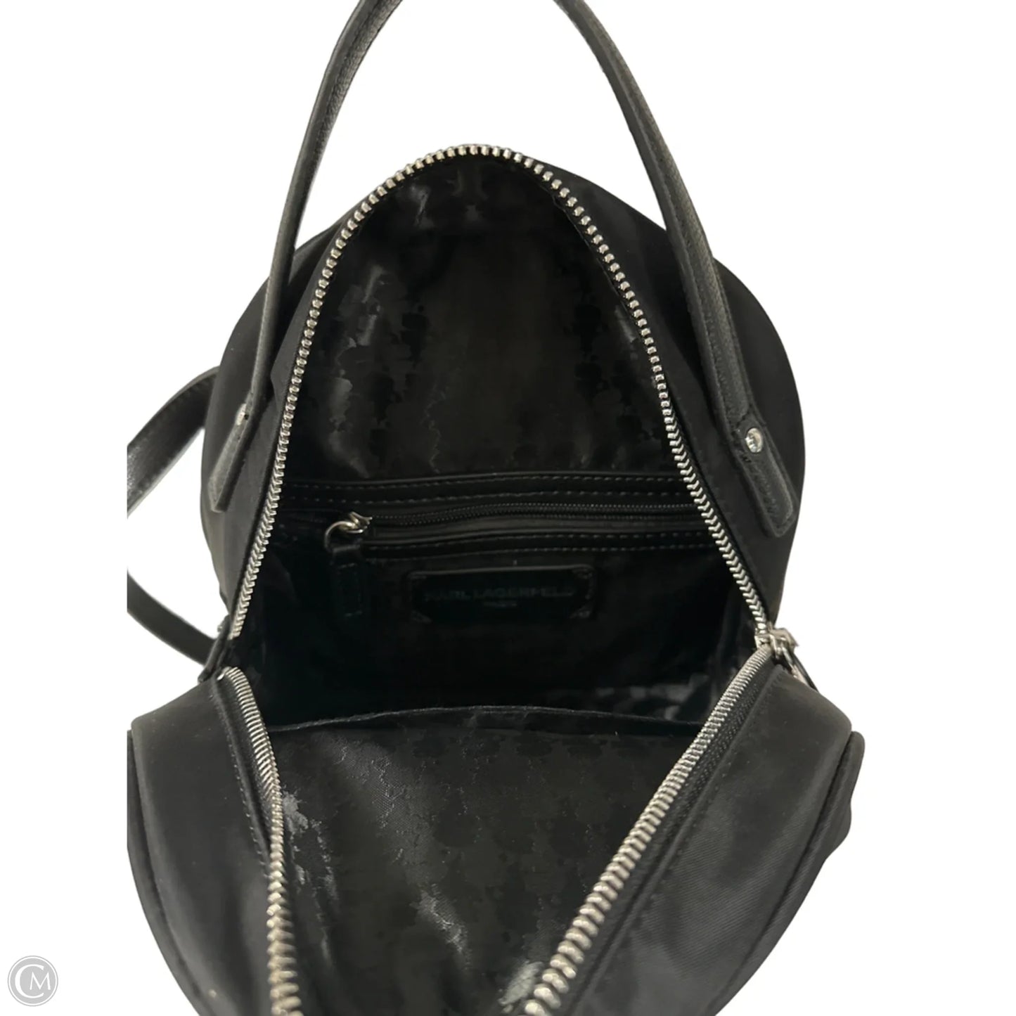 Backpack Designer By Karl Lagerfeld, Size: Small