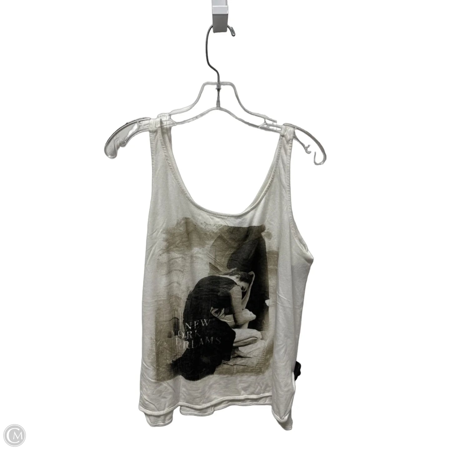 Top Sleeveless Basic By Mng In White, Size: Xl