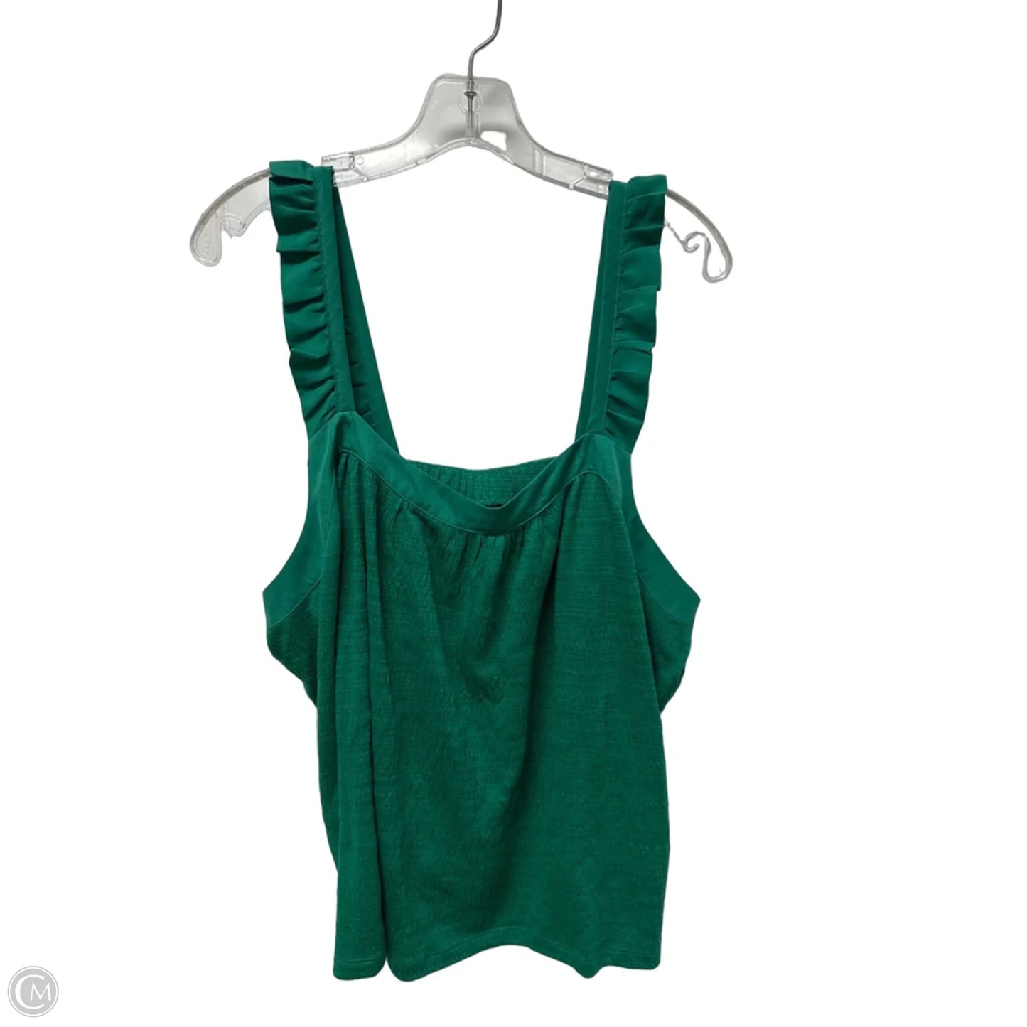 Top Sleeveless By Banana Republic In Green, Size: Xl
