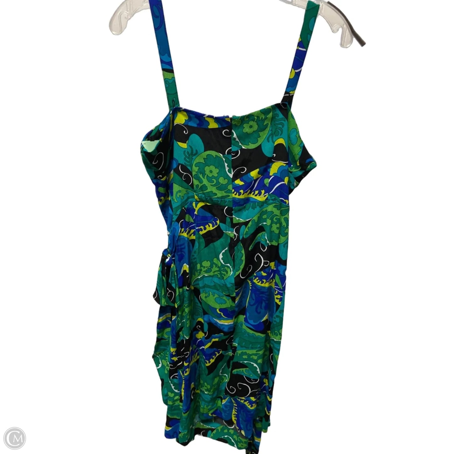Dress Casual Short By Cma In Blue & Green, Size: L