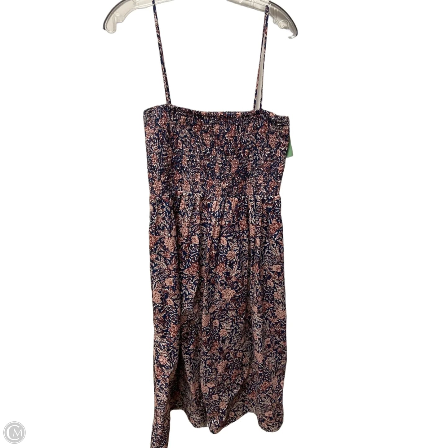 Dress Casual Maxi By Ann Taylor In Blue & Pink, Size: M