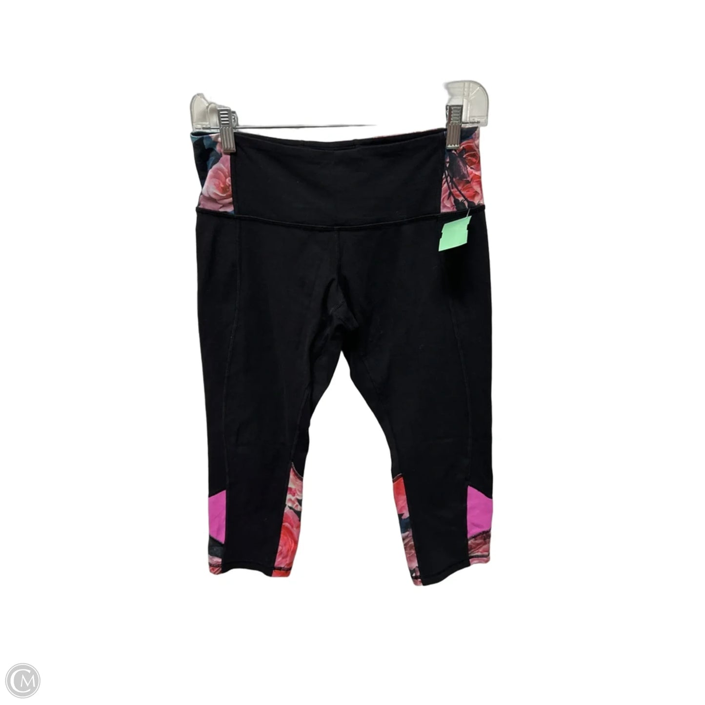 Athletic Leggings Capris By Lululemon In Floral Print, Size: M