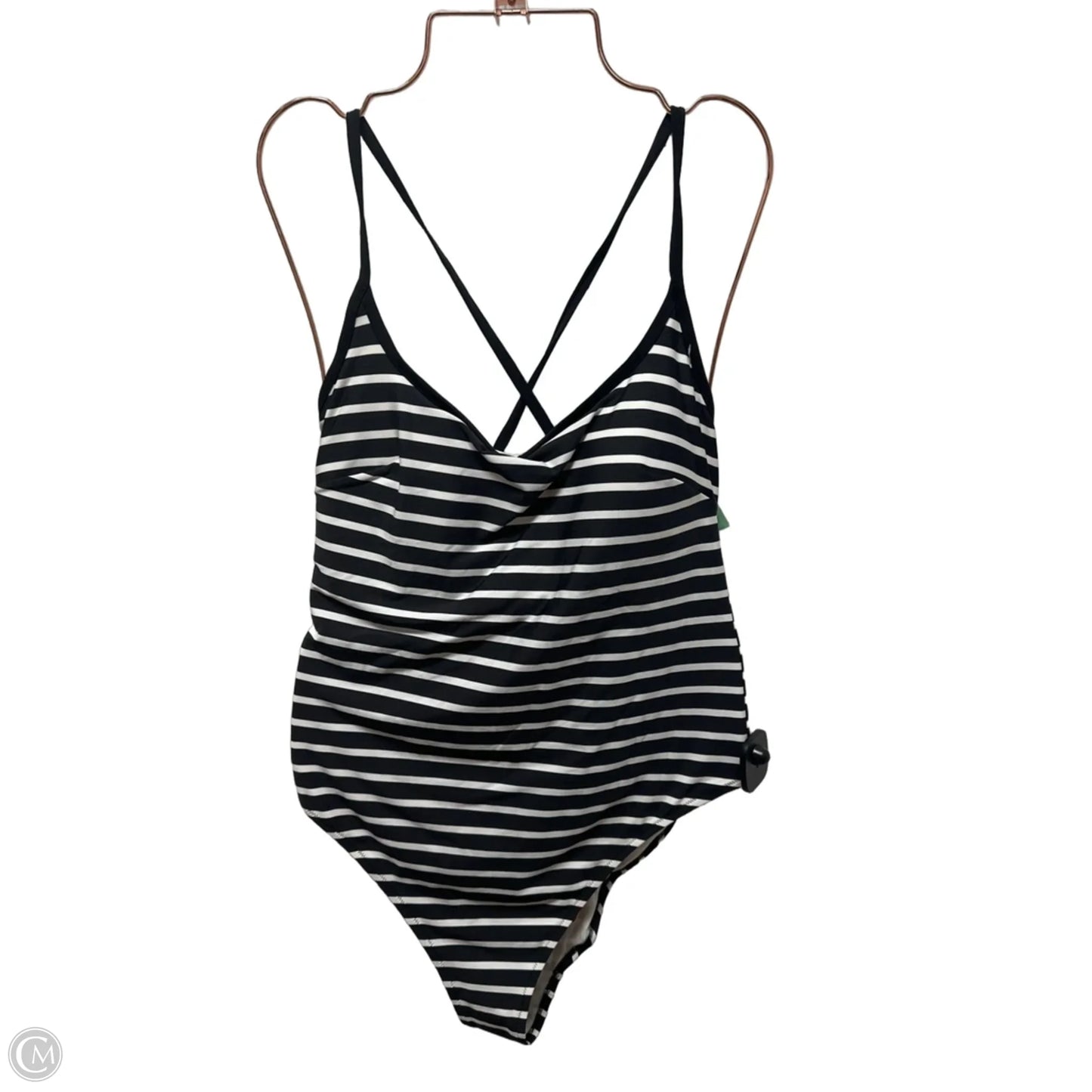 Swimsuit By H&m In Striped Pattern, Size: L