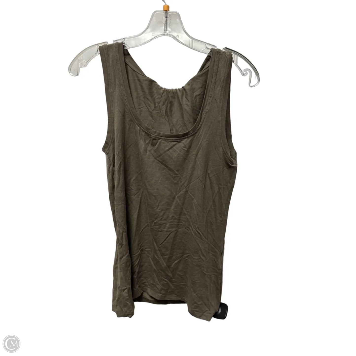 Top Sleeveless Basic By Clothes Mentor In Brown, Size: L