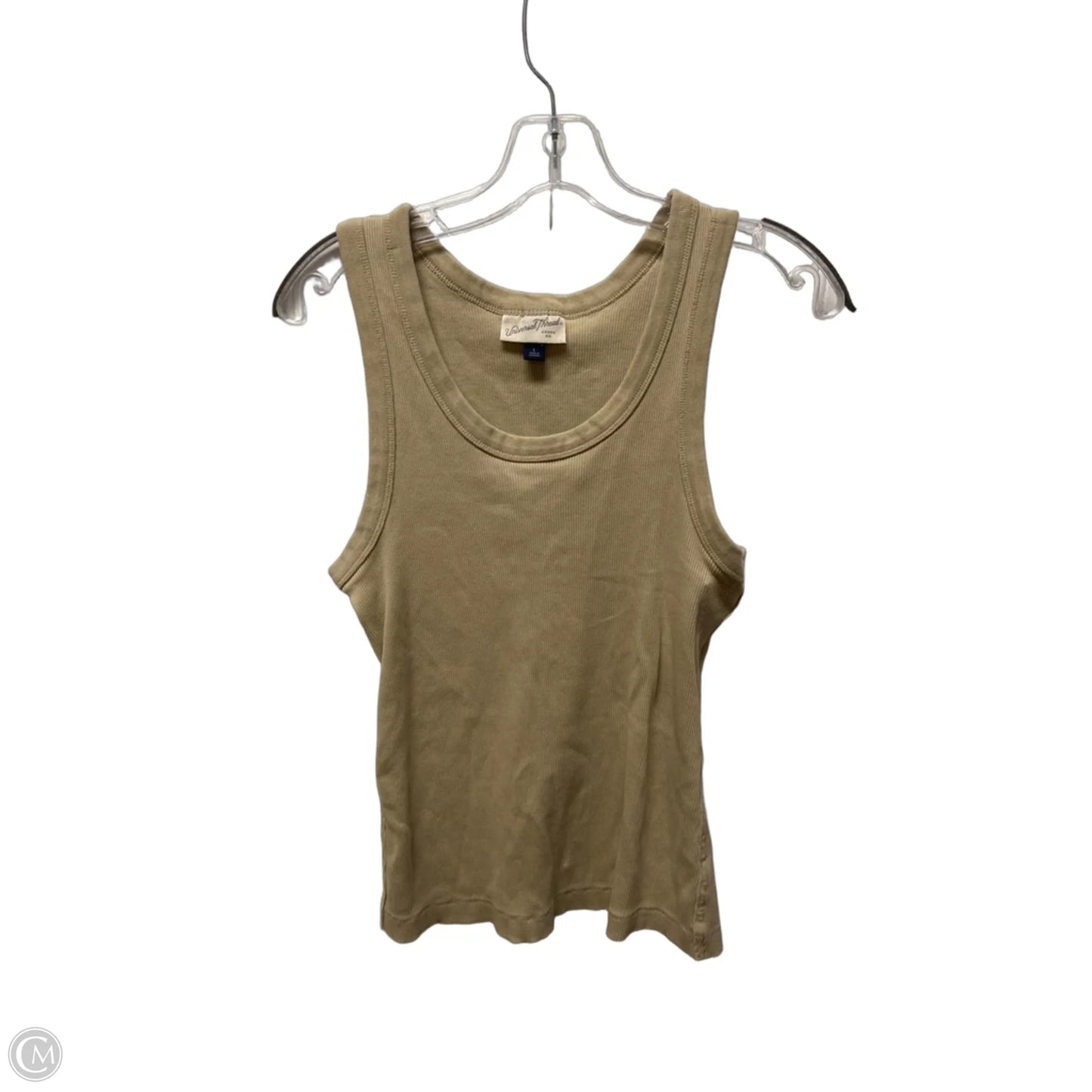 Top Sleeveless Basic By Universal Thread In Beige, Size: L