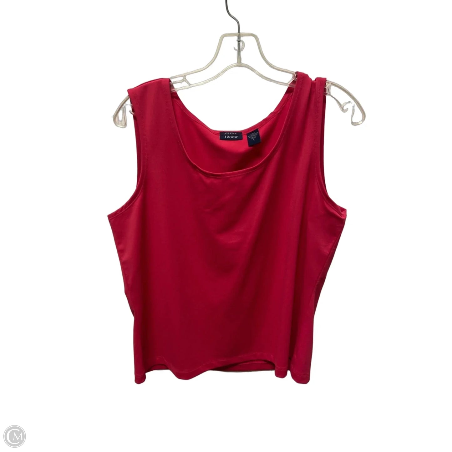 Top Sleeveless Basic By Izod In Pink, Size: L