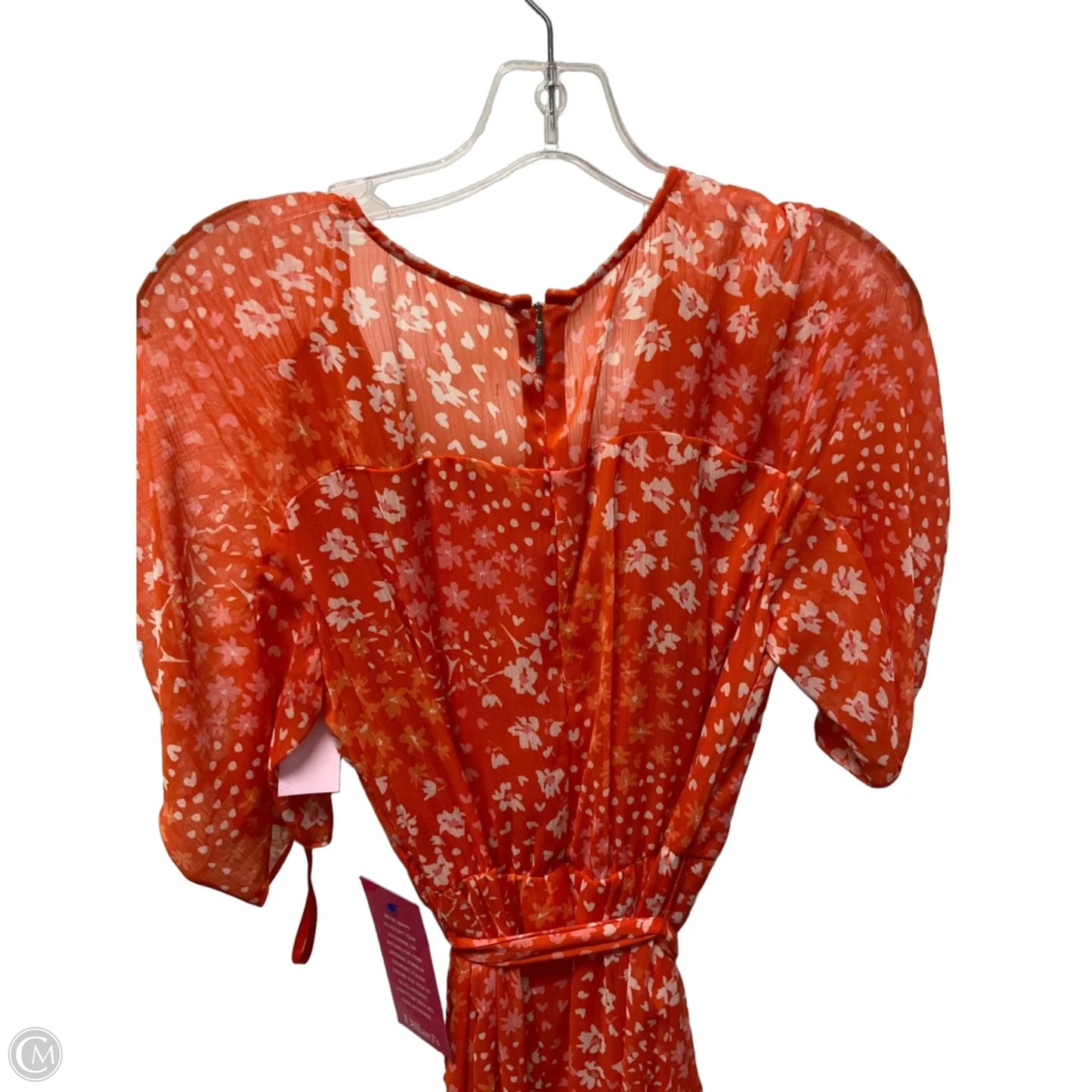 Dress Designer By Karl Lagerfeld In Red, Size: L