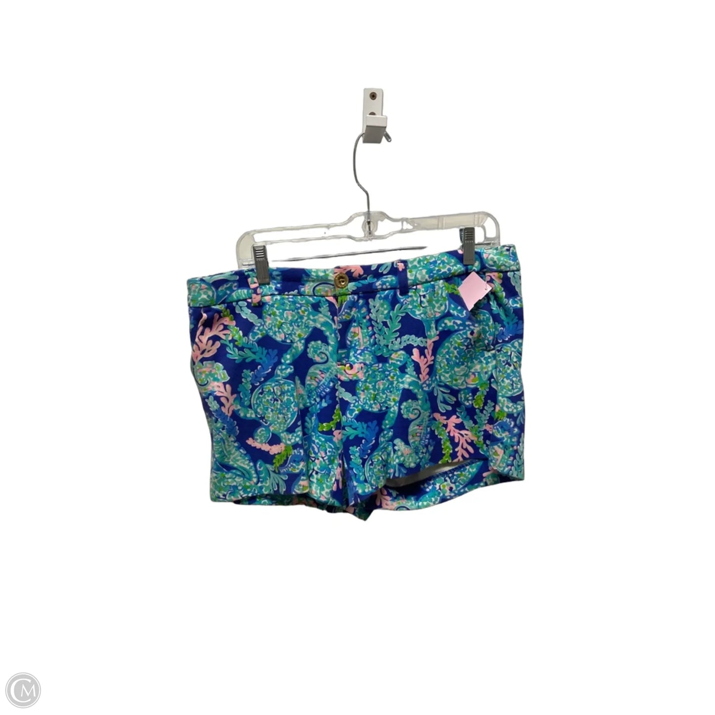 Shorts Designer By Lilly Pulitzer In Blue & Pink, Size: 8