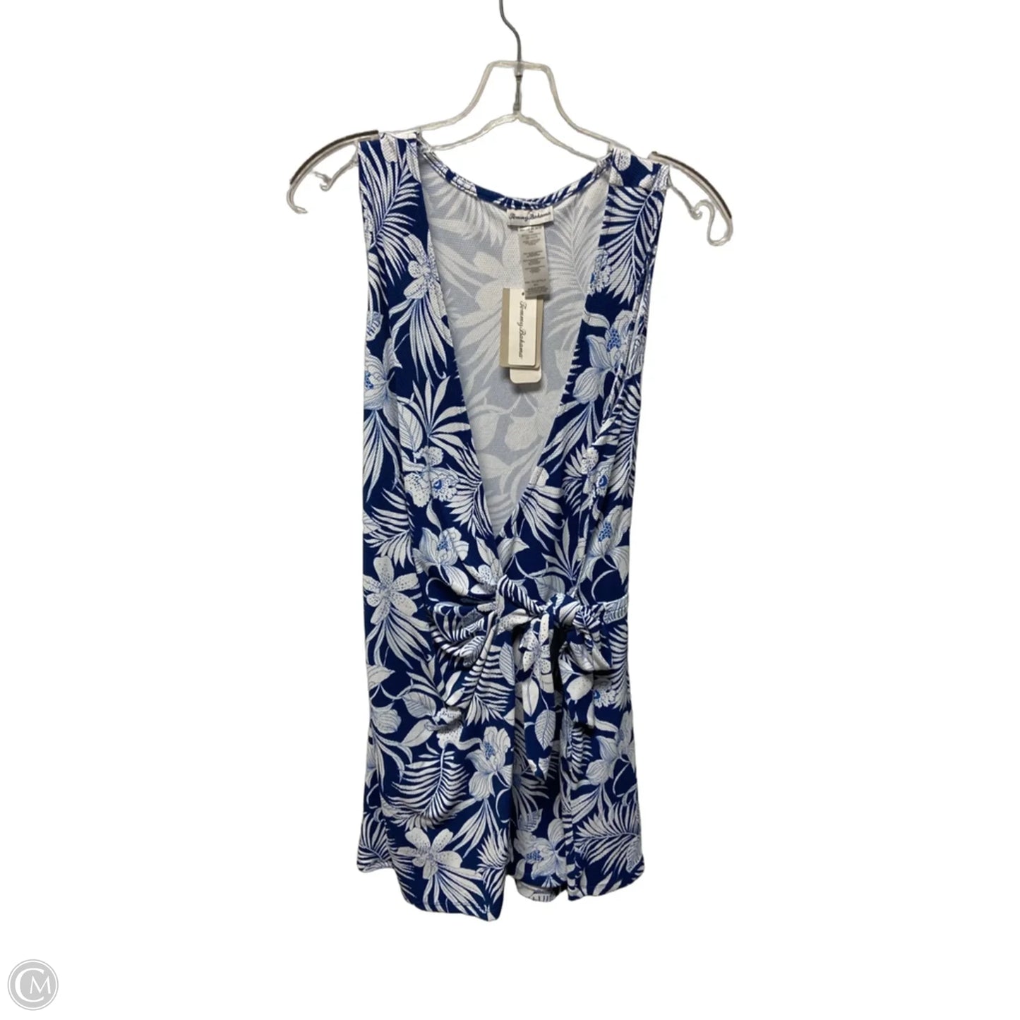 Romper By Tommy Bahama In Blue & White, Size: M