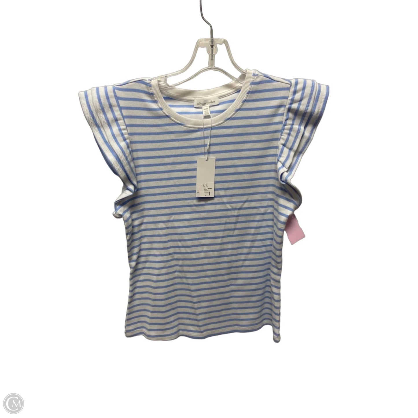 Top Sleeveless By Adyson Parker In Striped Pattern, Size: M