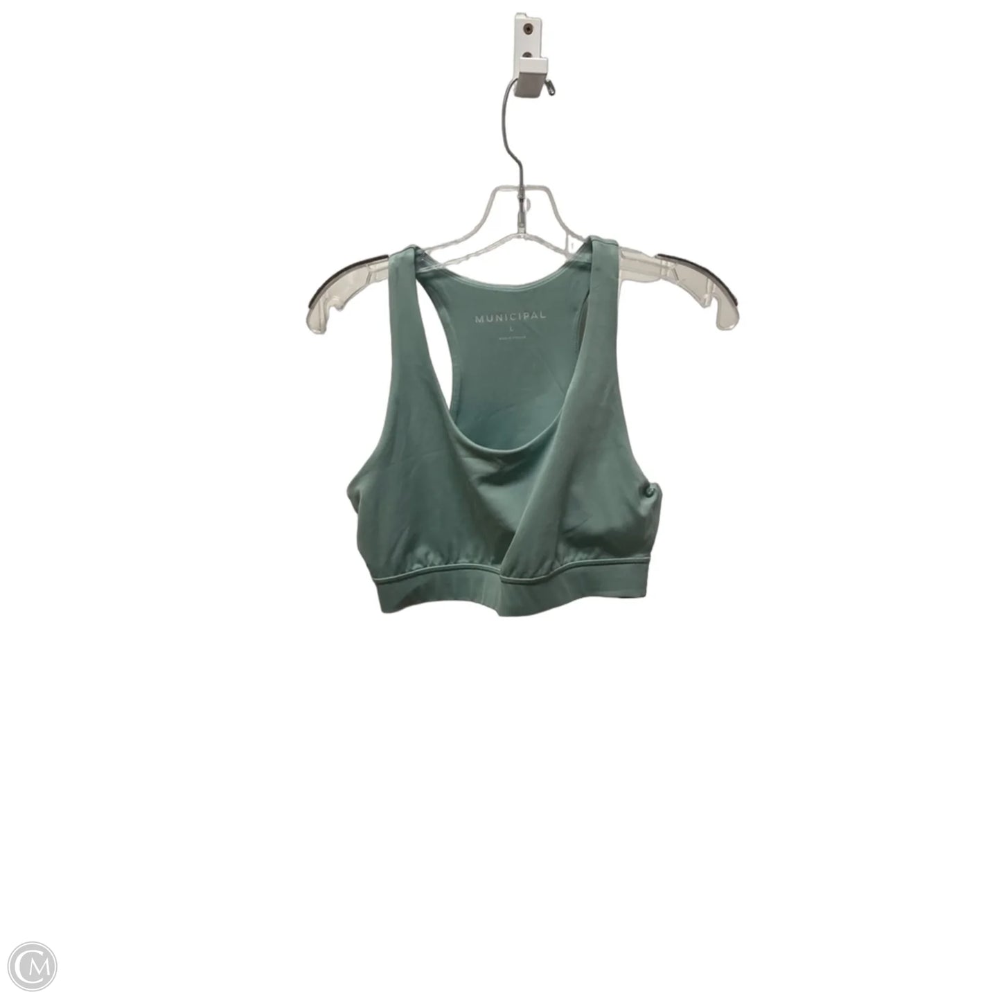 Athletic Bra By Clothes Mentor In Green, Size: L