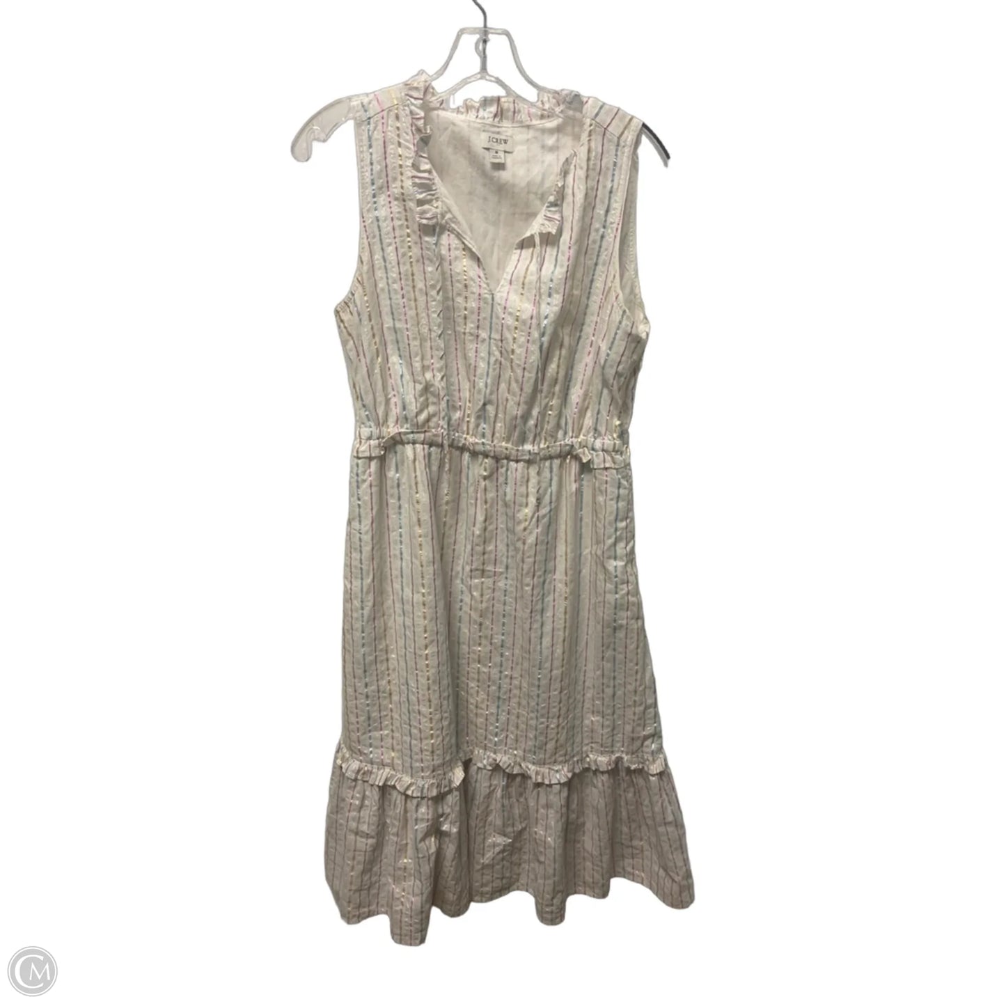 Dress Casual Maxi By J. Crew In White, Size: M