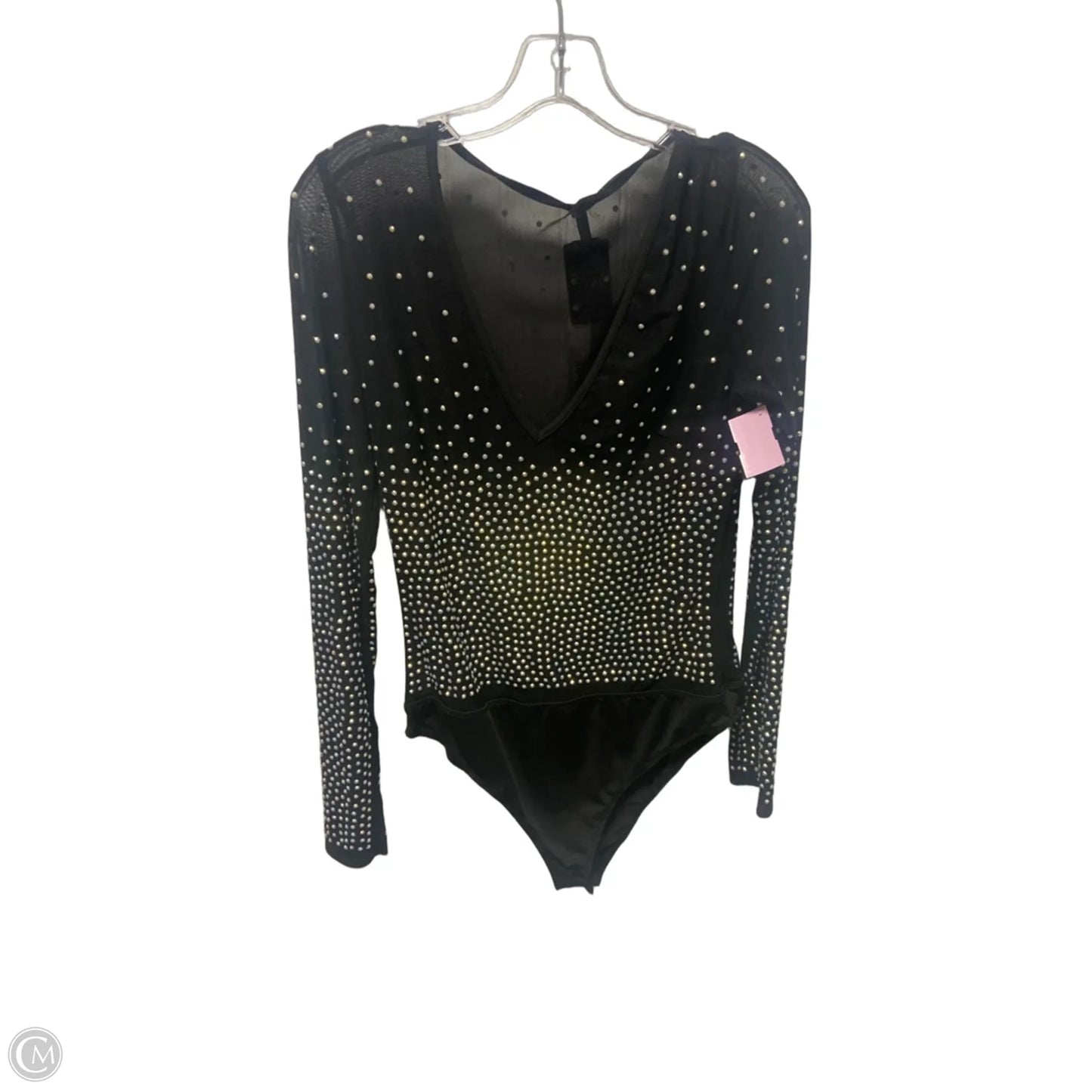 Bodysuit By Clothes Mentor In Black, Size: L
