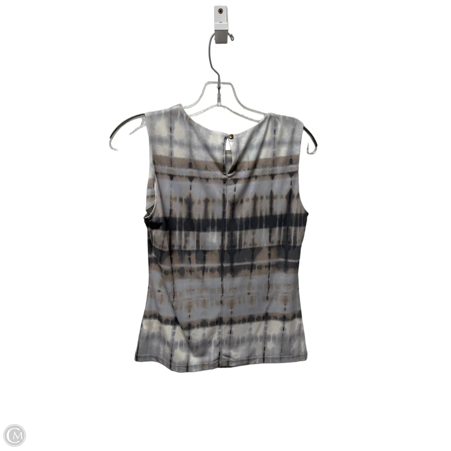 Top Sleeveless Basic By Calvin Klein In Grey, Size: S