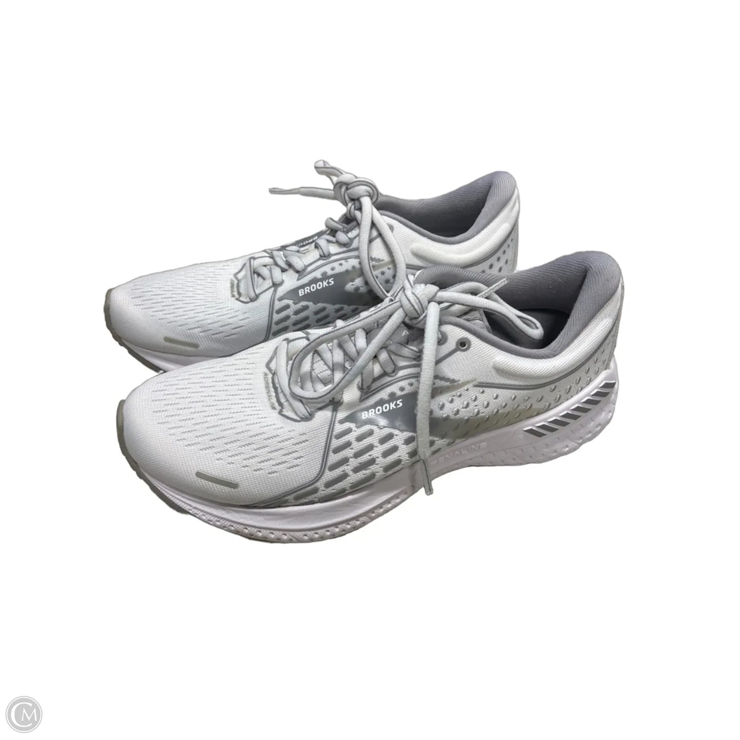 Shoes Athletic By Brooks In White, Size: 6.5