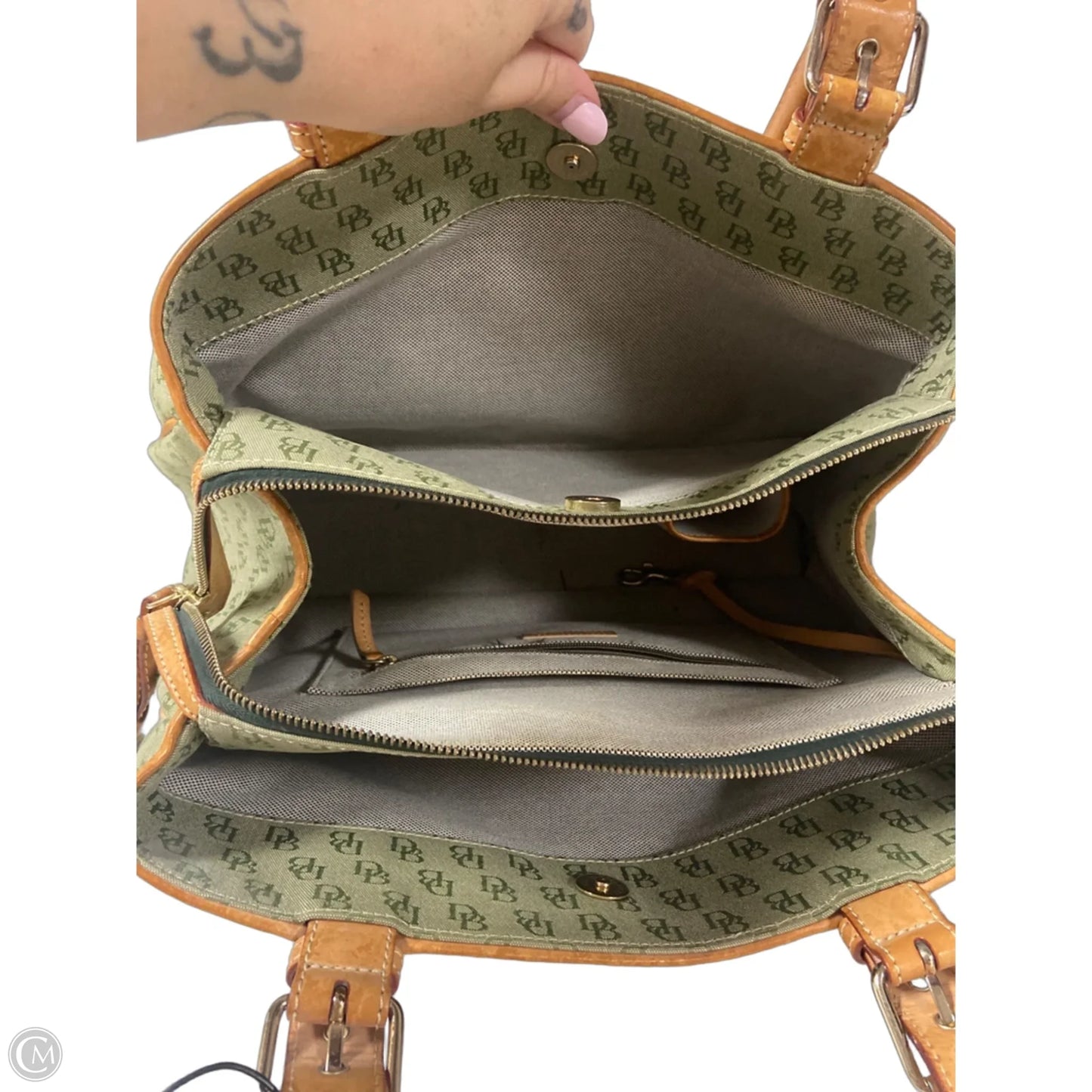 Handbag Designer By Dooney And Bourke, Size: Large