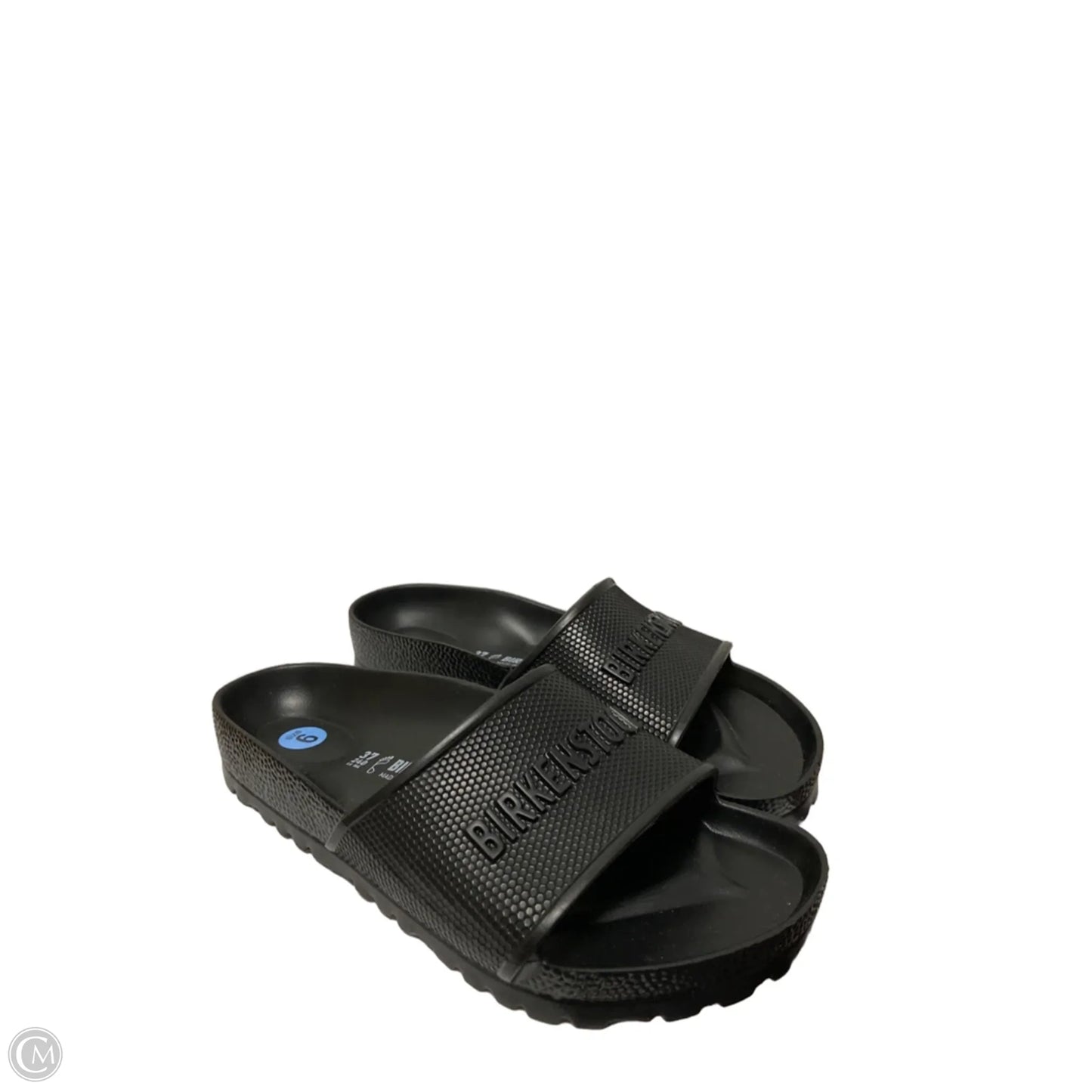 Sandals Flats By Birkenstock In Black, Size: 6