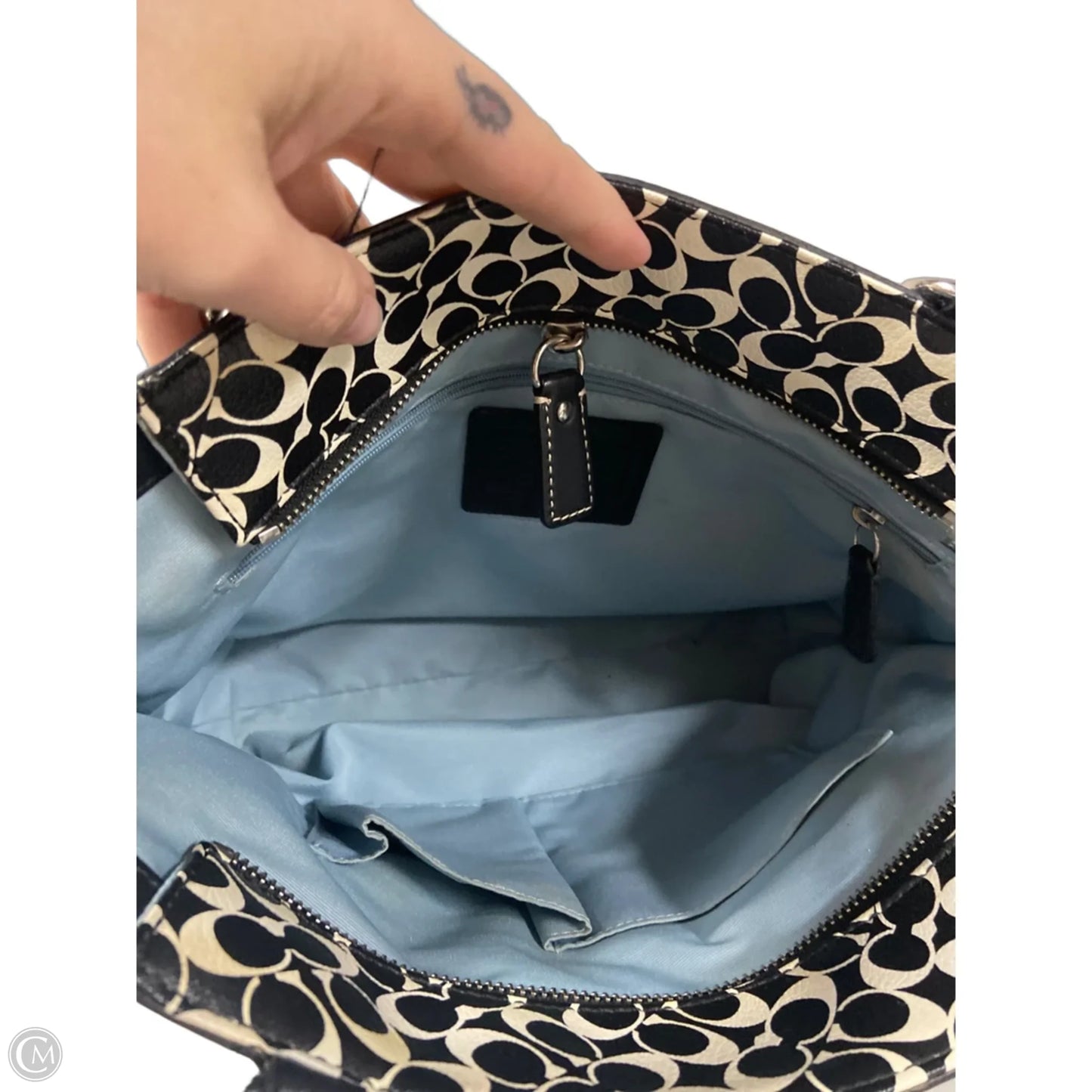 Handbag Designer By Coach, Size: Medium