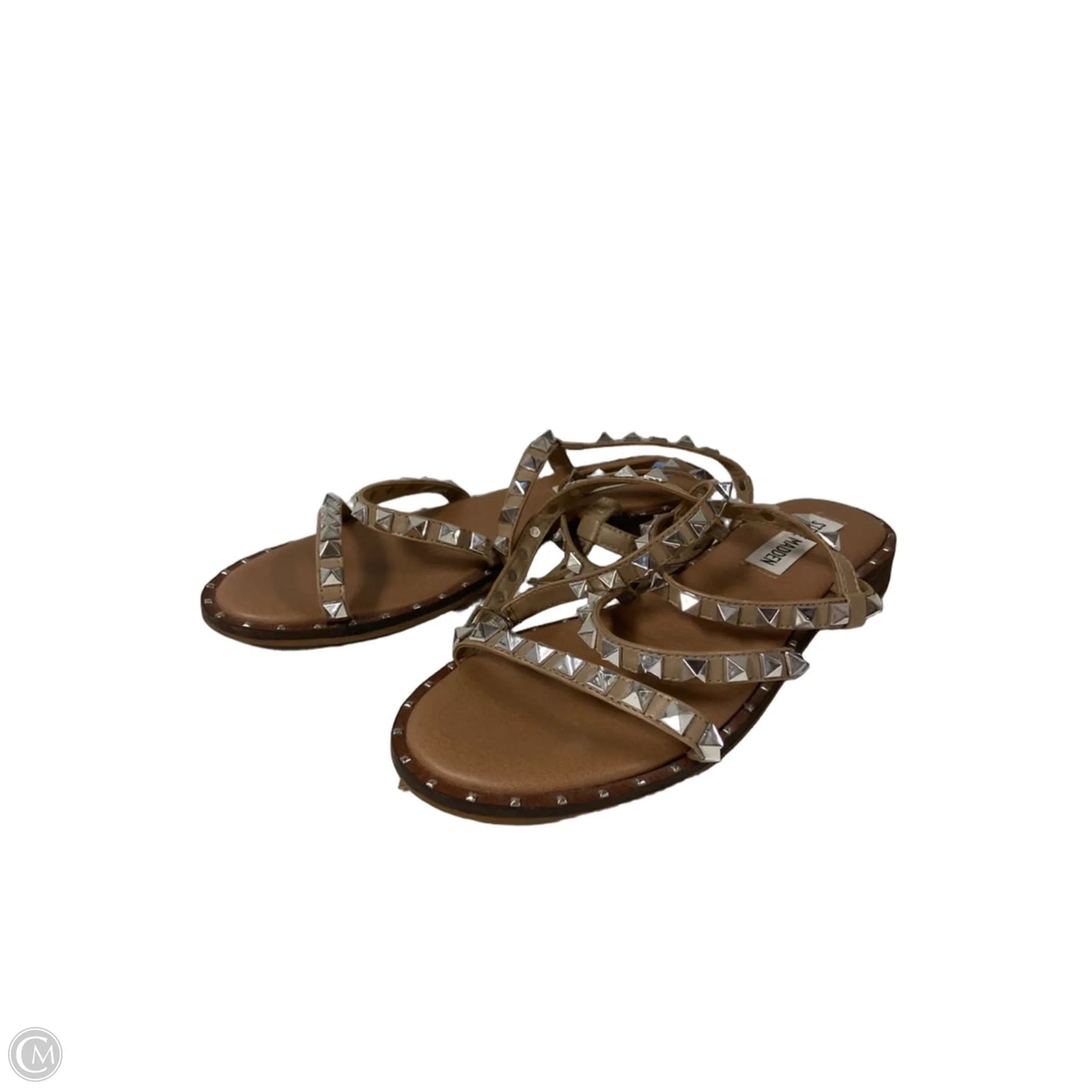 Sandals Flats By Steve Madden In Tan, Size: 6