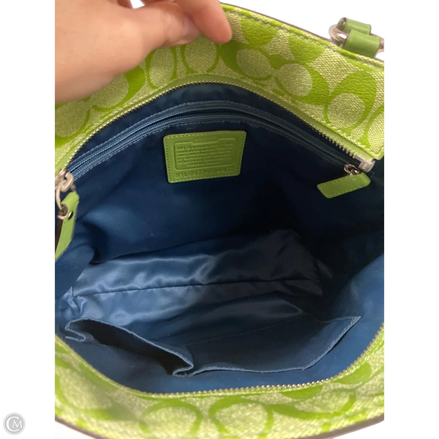 Handbag Designer By Coach, Size: Medium