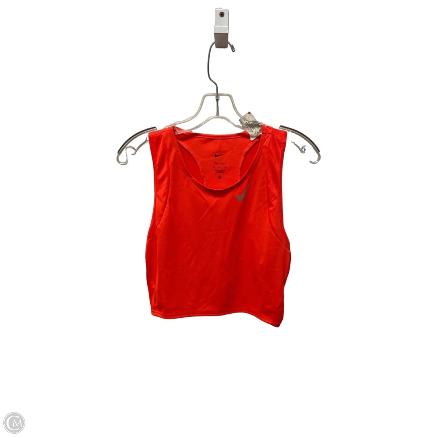 Athletic Tank Top By Nike In Orange, Size: Sp