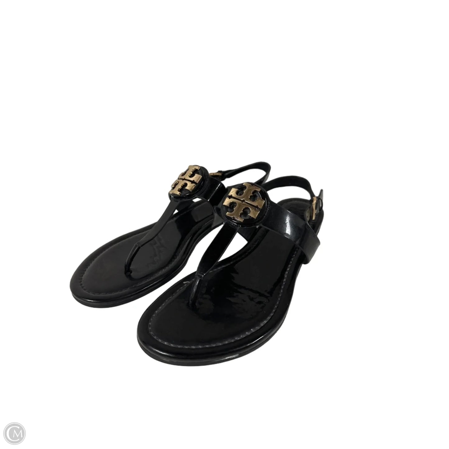 Sandals Designer By Tory Burch In Black, Size: 7.5