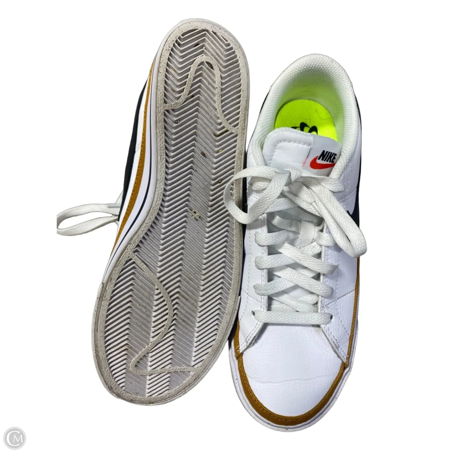Shoes Athletic By Nike In White, Size: 8