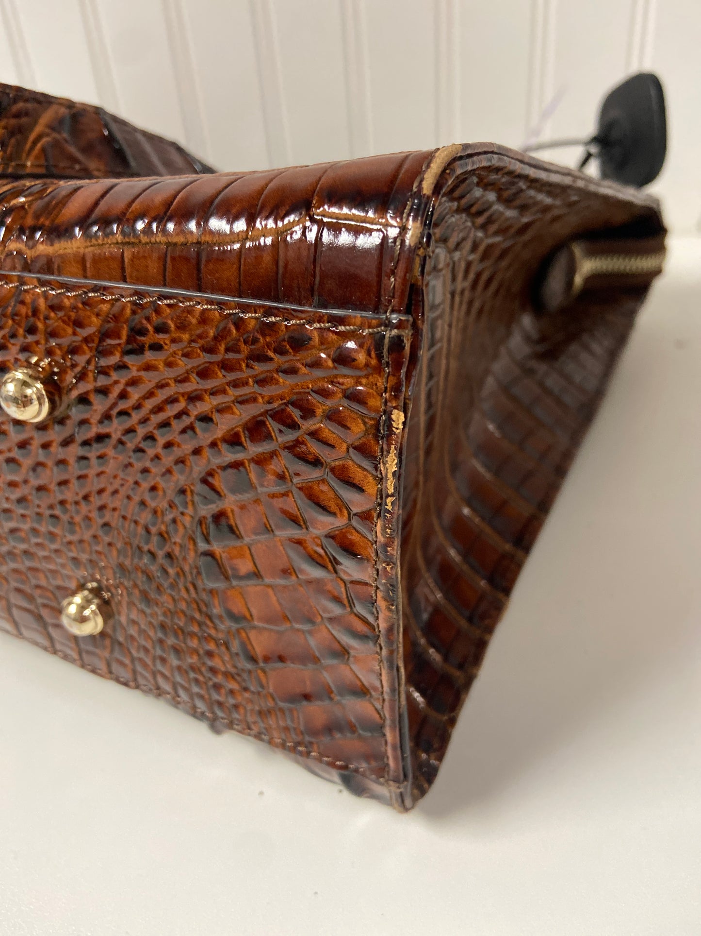 Handbag Designer By Brahmin, Size: Large