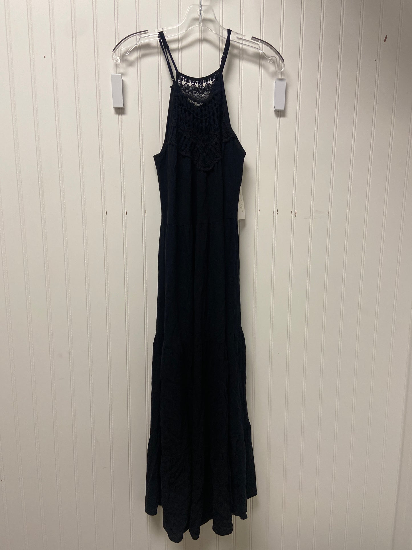 Dress Casual Maxi By La Blanca In Black, Size: Xs