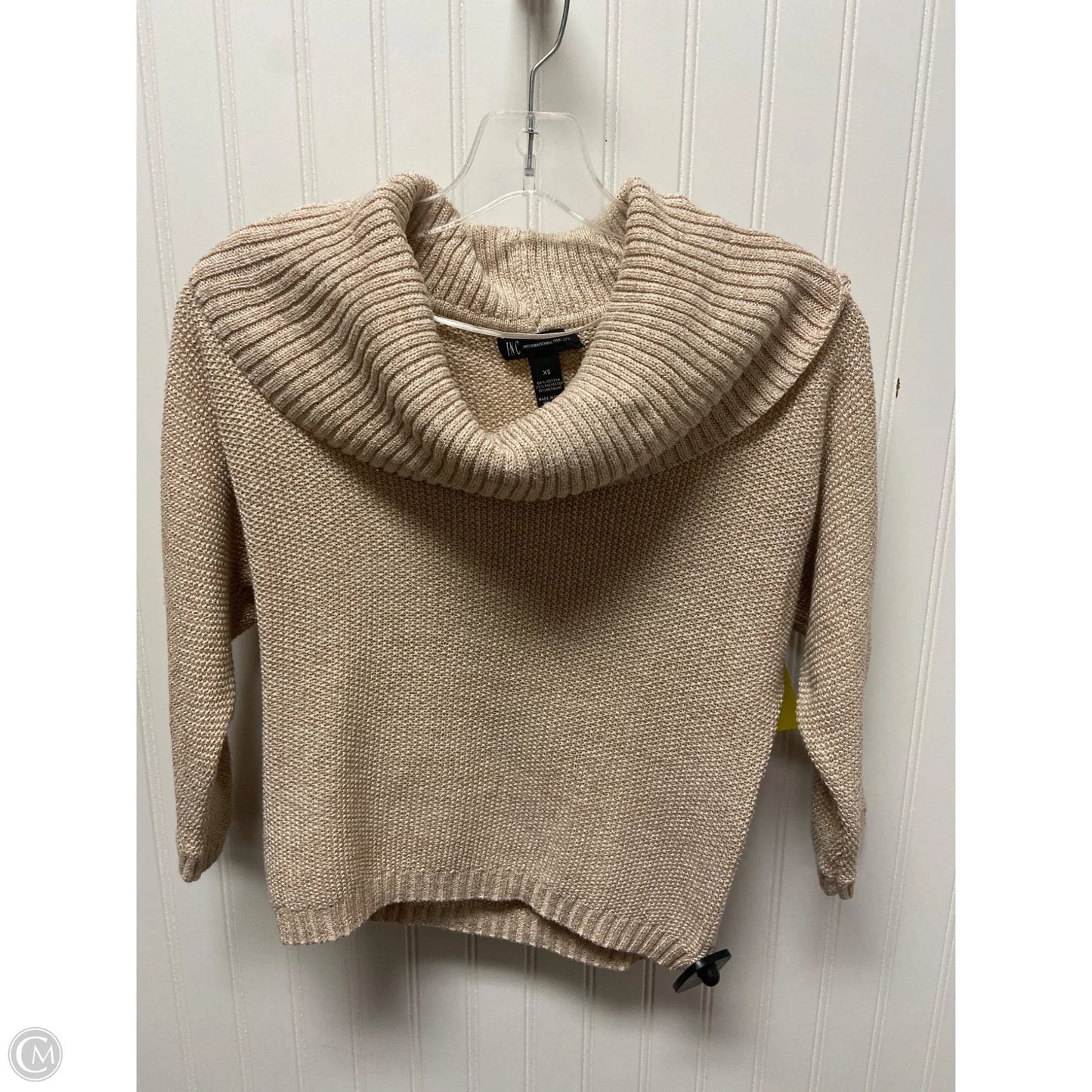 Sweater By Inc In Gold, Size: Xs