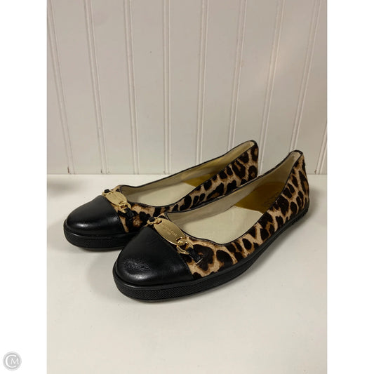 Shoes Flats By Michael By Michael Kors In Animal Print, Size: 8