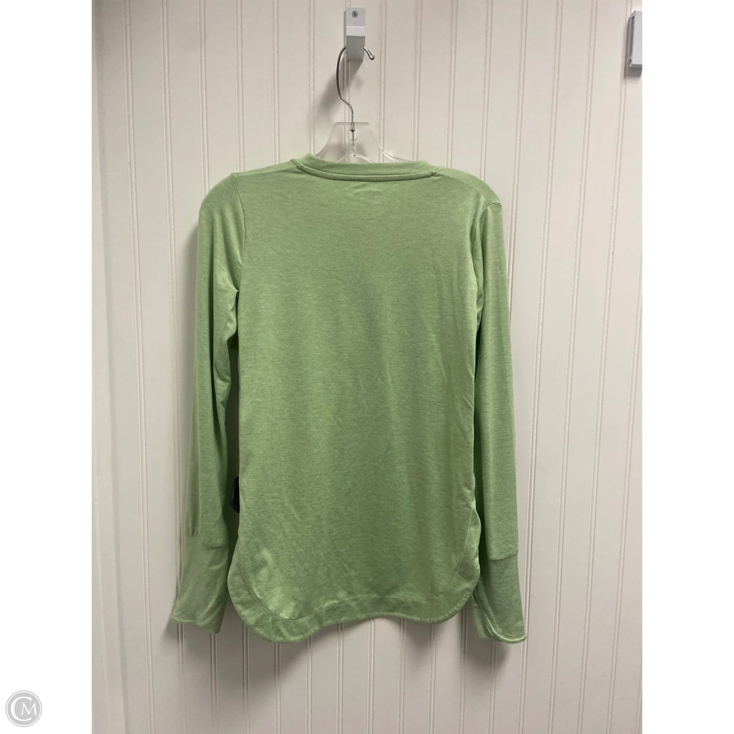 Athletic Top Long Sleeve Crewneck By Athleta In Green, Size: Xs