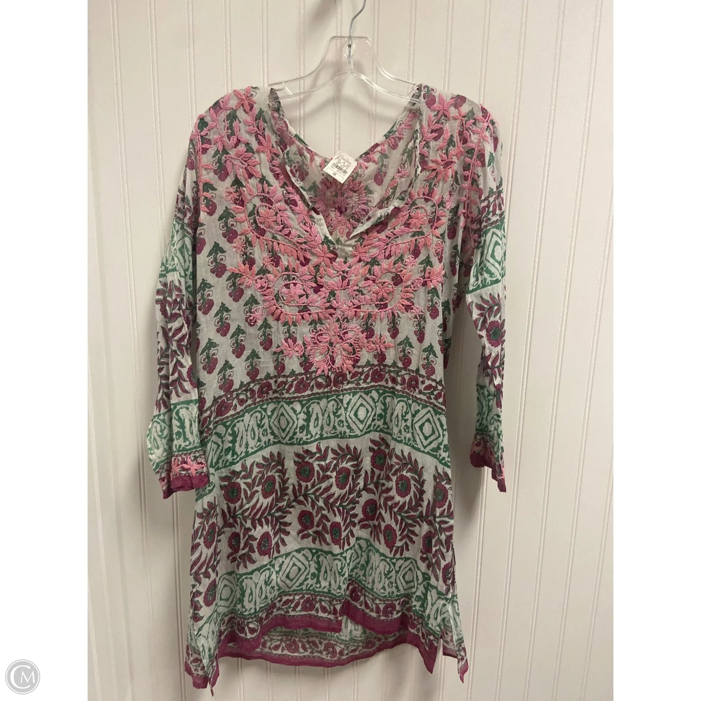 Top Long Sleeve By Clothes Mentor In Multi-colored, Size: M