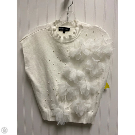 Sweater Cardigan By Isaac Mizrahi Target In Cream, Size: M