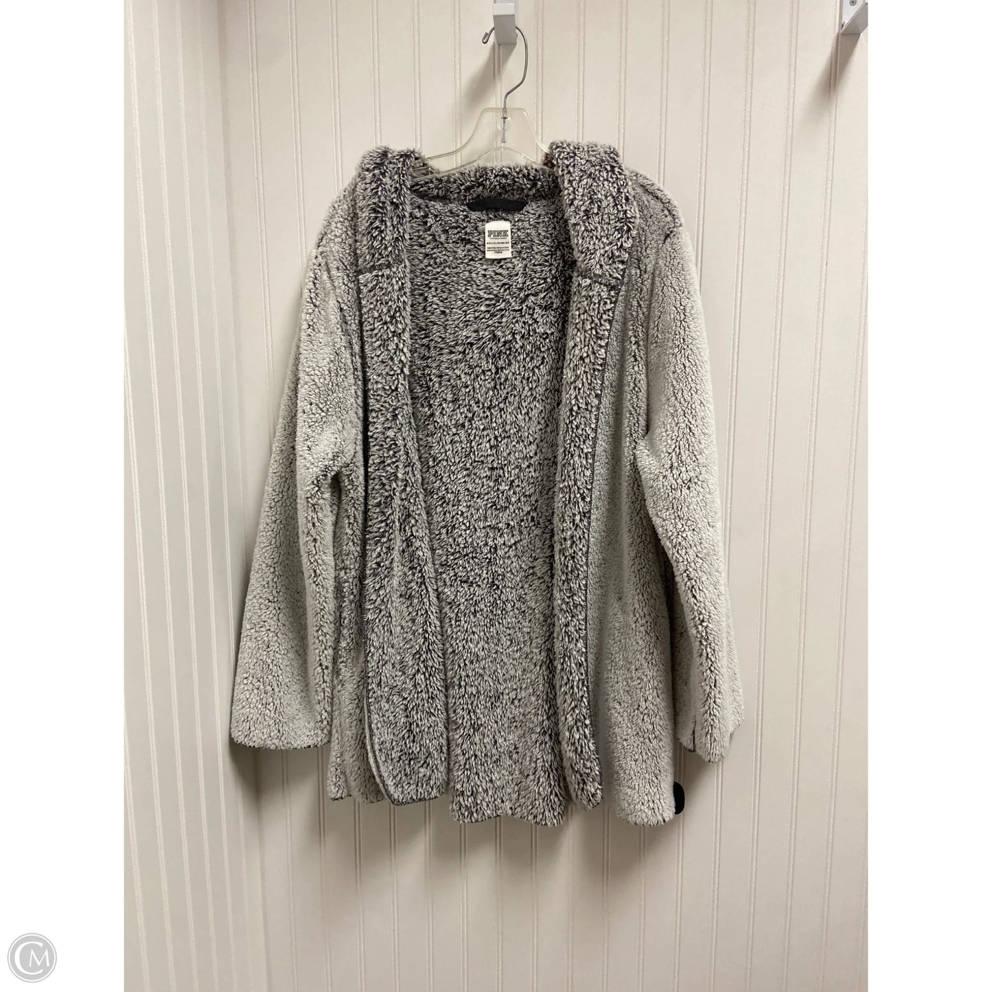 Sweater By Pink In Grey, Size: Osfm