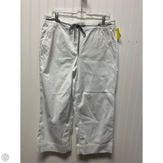 Capris By Talbots In White, Size: 10