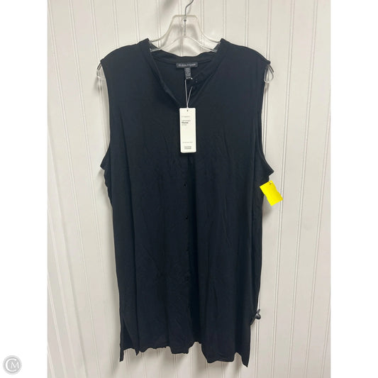 Top Sleeveless By Eileen Fisher In Black, Size: Xl