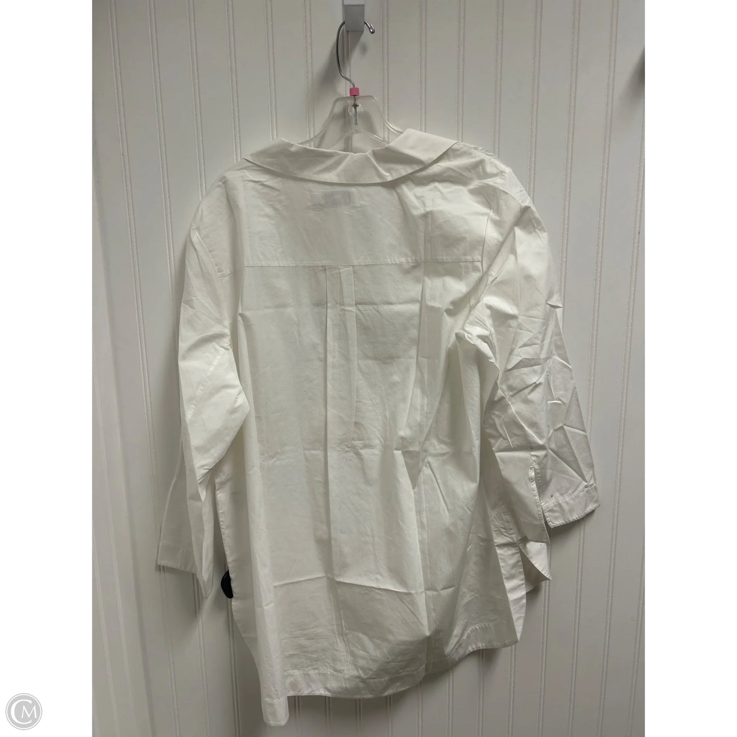 Top Long Sleeve By Vineyard Vines In White, Size: Xl