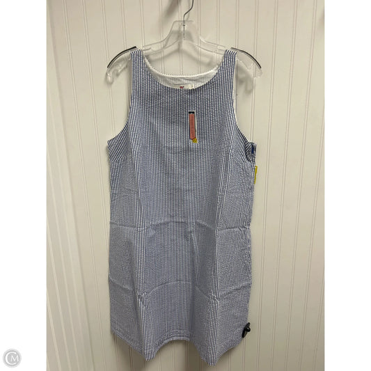Dress Casual Short By Vineyard Vines In Blue & White, Size: L