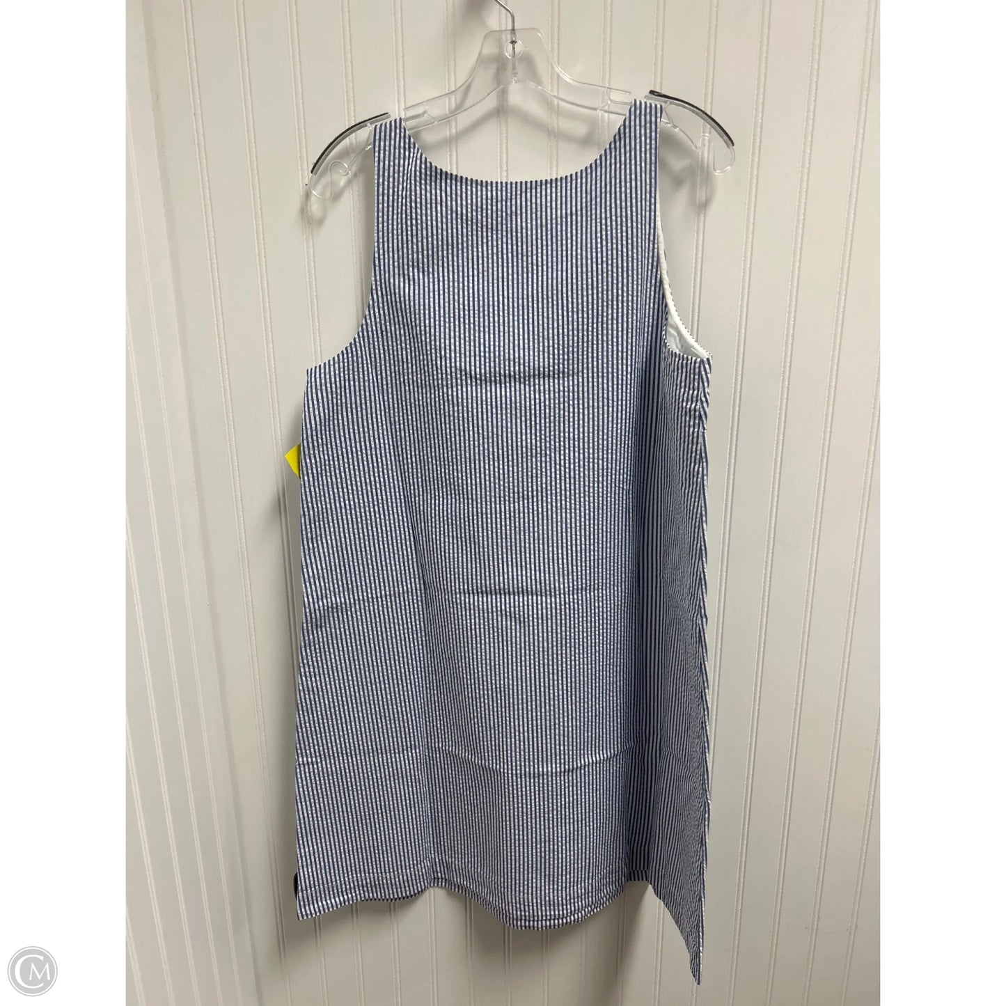 Dress Casual Short By Vineyard Vines In Blue & White, Size: L
