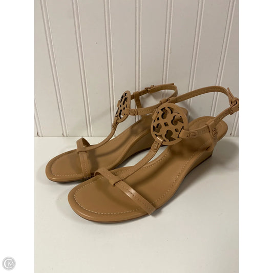 Sandals Designer By Tory Burch In Tan, Size: 10.5