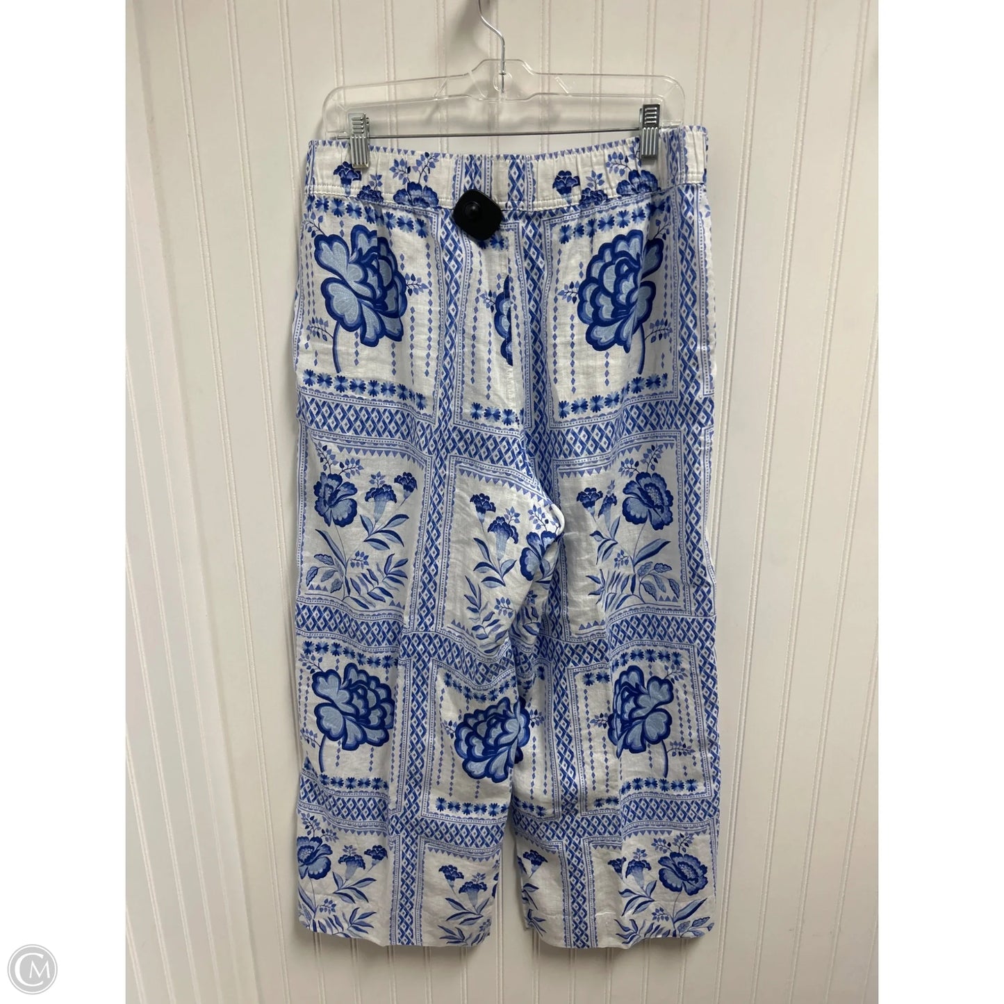 Pants Linen By H For Halston In White, Size: 12