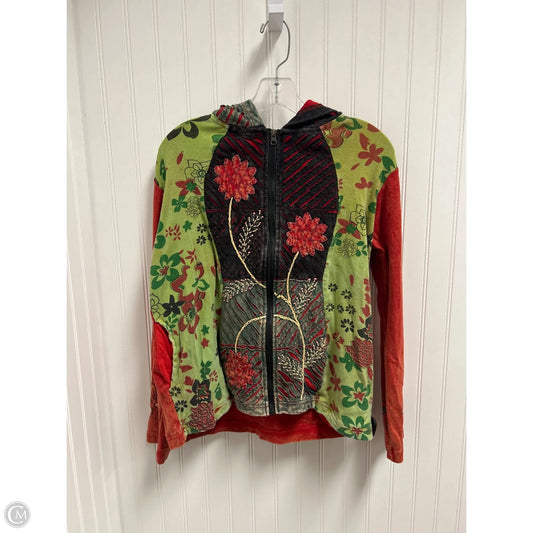 Sweatshirt Hoodie By Clothes Mentor In Multi-colored, Size: L
