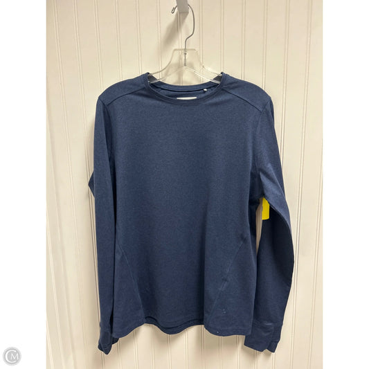 Athletic Top Long Sleeve Crewneck By Callaway In Blue, Size: Xl