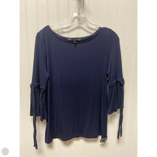 Top Long Sleeve By White House Black Market In Blue, Size: S