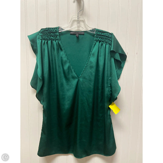 Top Short Sleeve By White House Black Market In Green, Size: M