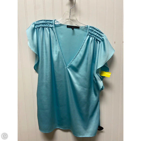Top Short Sleeve By White House Black Market In Blue, Size: M