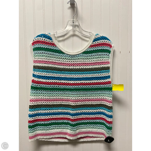 Vest Puffer & Quilted By Talbots In Multi-colored, Size: M