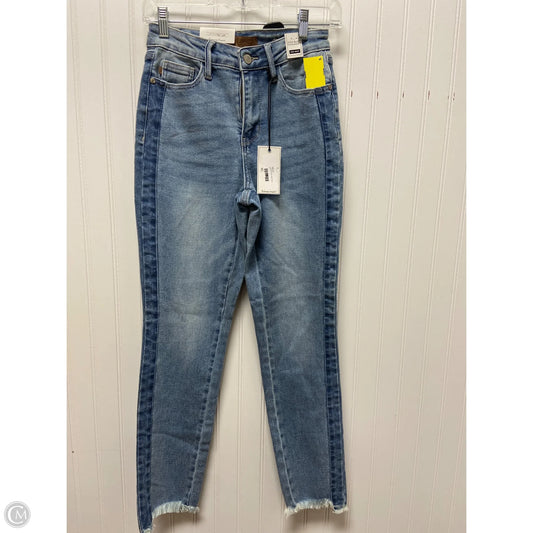 Jeans Skinny By Judy Blue In Blue Denim, Size: 0