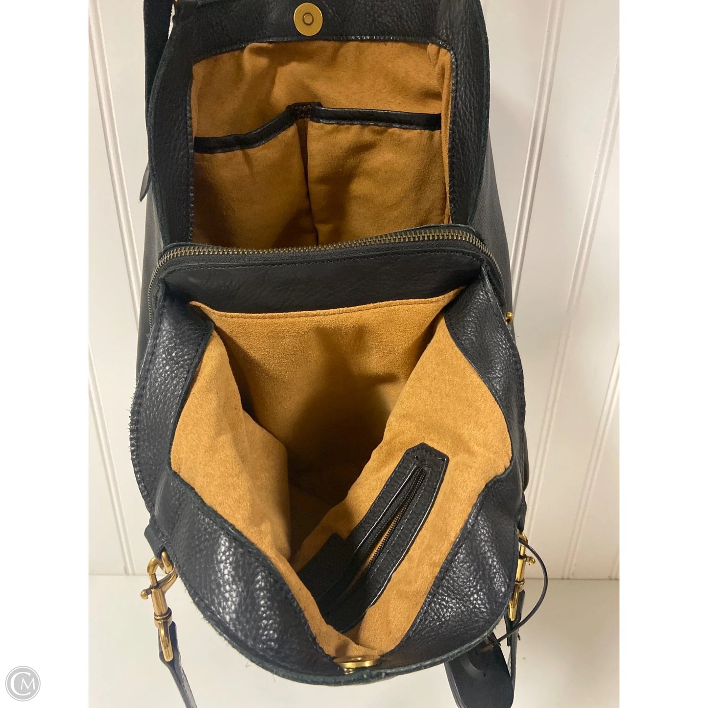 Handbag Leather By Clothes Mentor, Size: Medium